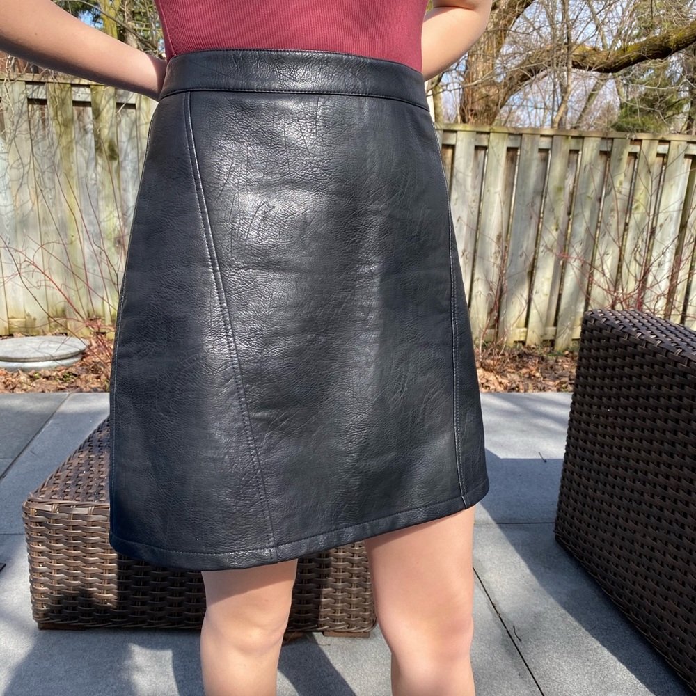 Zara Leather Skirt
